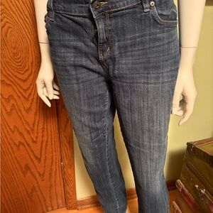 Liz Claiborne Dark Wash Straight Leg Jeans